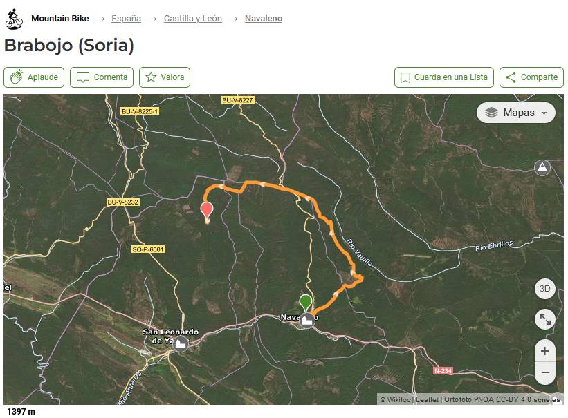 Ruta de senderismo Brabojo (Soria)