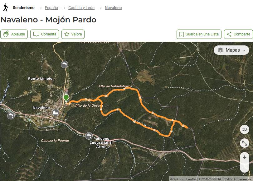 Ruta de senderismo Mojón Pardo (Soria)