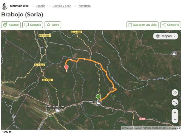 Ruta de senderismo Brabojo (Soria)